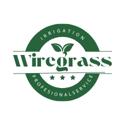 Wiregrass irrigation services official logo lawn and water farming solutions