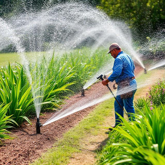 lawn irrigation services in Abbeville